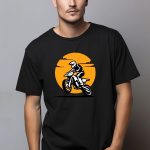 T shirt Μηχανή Enduro-Ηλιοβασίλεμα