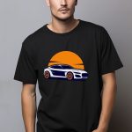 T shirt Αμάξι-Ηλιοβασίλεμα