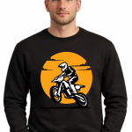 Μπλούζα Φούτερ Enduro-Ηλιοβασίλεμα